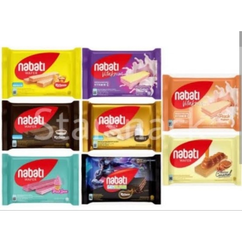 

Snack Nabati wafer 2000 per 5 pcs