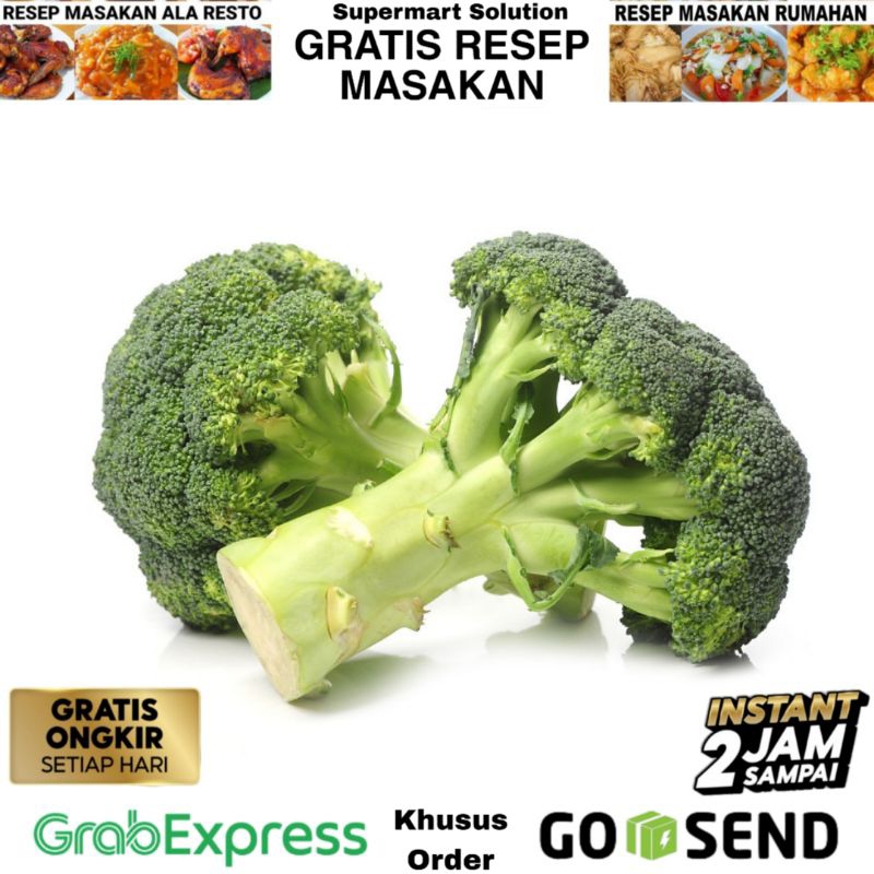 

Sayur Brokoli Hijau Segar Murah Gratis Resep Masakan