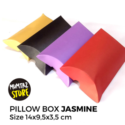 

(ISI 10 PCS) PILLOW BOX JASMINE / BOX SOUVENIR / BOX PACKING JASMINE / PAPPER BOX / PARCEL MANIA MAGELANG