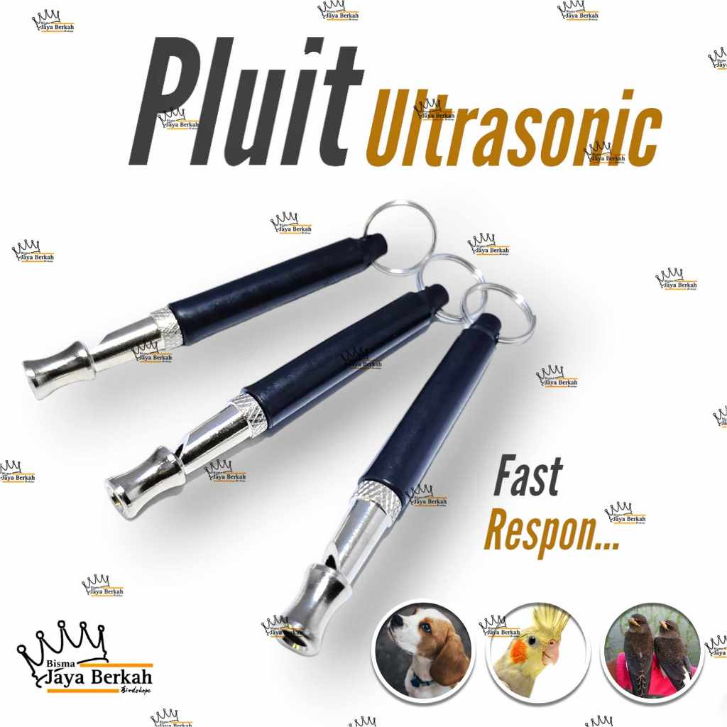 PLUIT ULTRASONIC PELUIT LATIH HEWAN BURUNG ANJING ELANG FALCONRY PARROT FULL STAINLESS