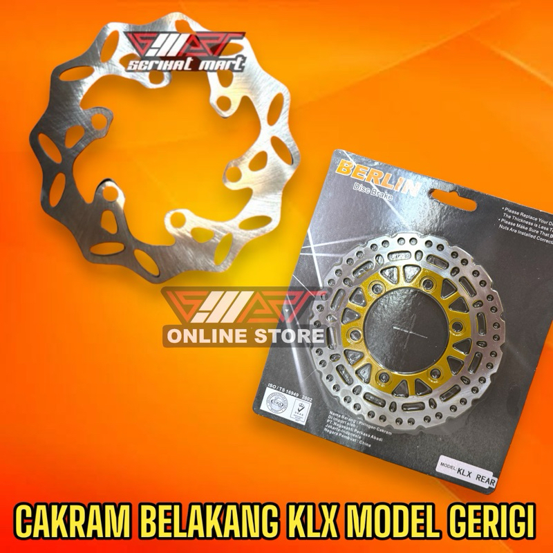 CAKRAM KLX 150 BELAKANG / PIRINGAN CAKRAM KLX 150 BELAKANG
