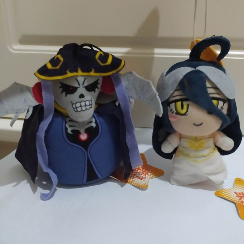 Overlord Ainz Ooal Gown & Albedo Ver Isekai Quartet Plush Original New Tag