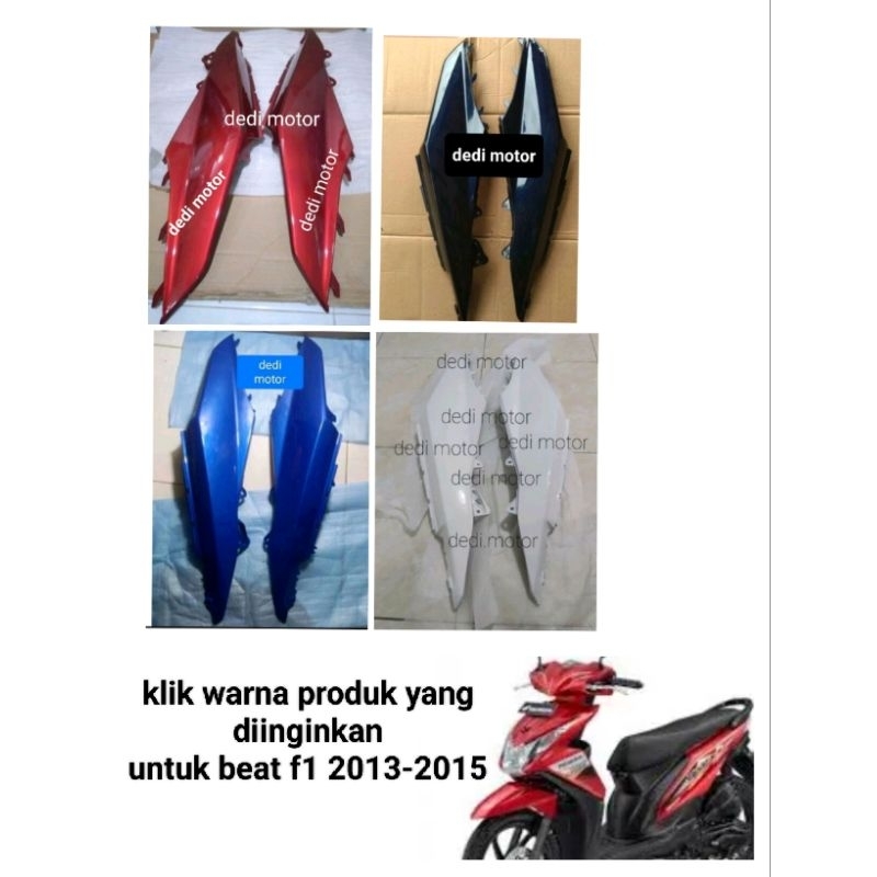 Bodi Beat F1 biru 2013-2015 Bodi samping beat f1 hitam Bodi Beat F1 biru 2013-2015 merah maroon Bodi
