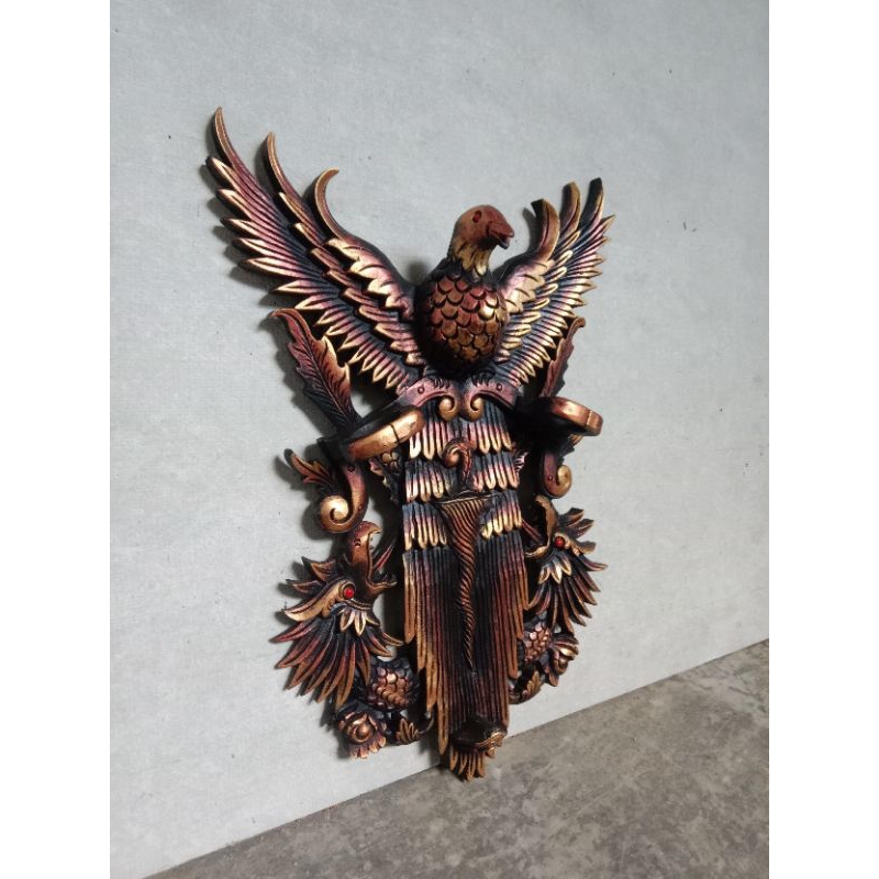 Blawong keris ukiran burung naga