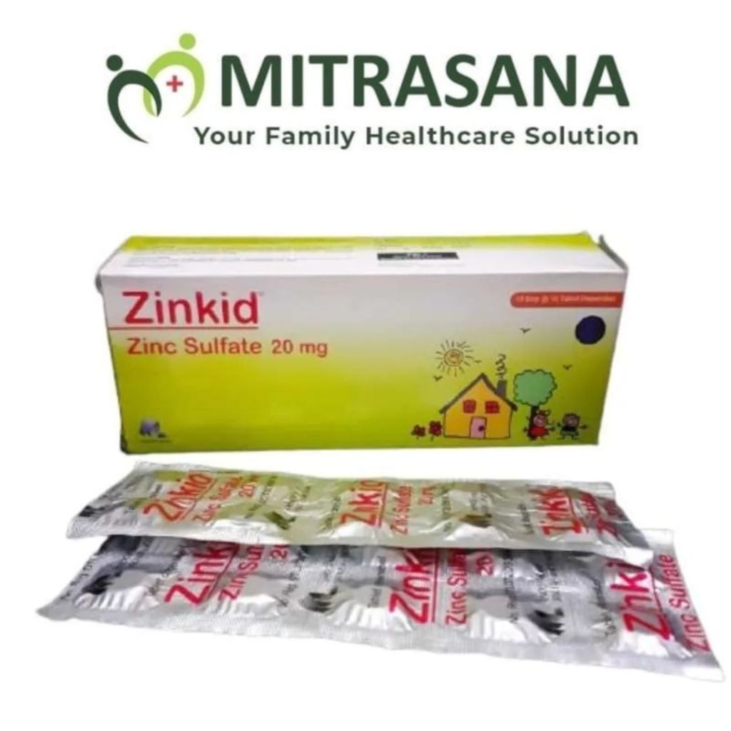 Zinkid 20 mg 10 Tablet Mengatasi Diare