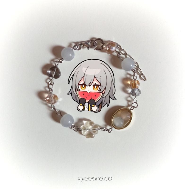 [Yaaure.co] HSR Stelle Inspired Bracelet and Phone Charm