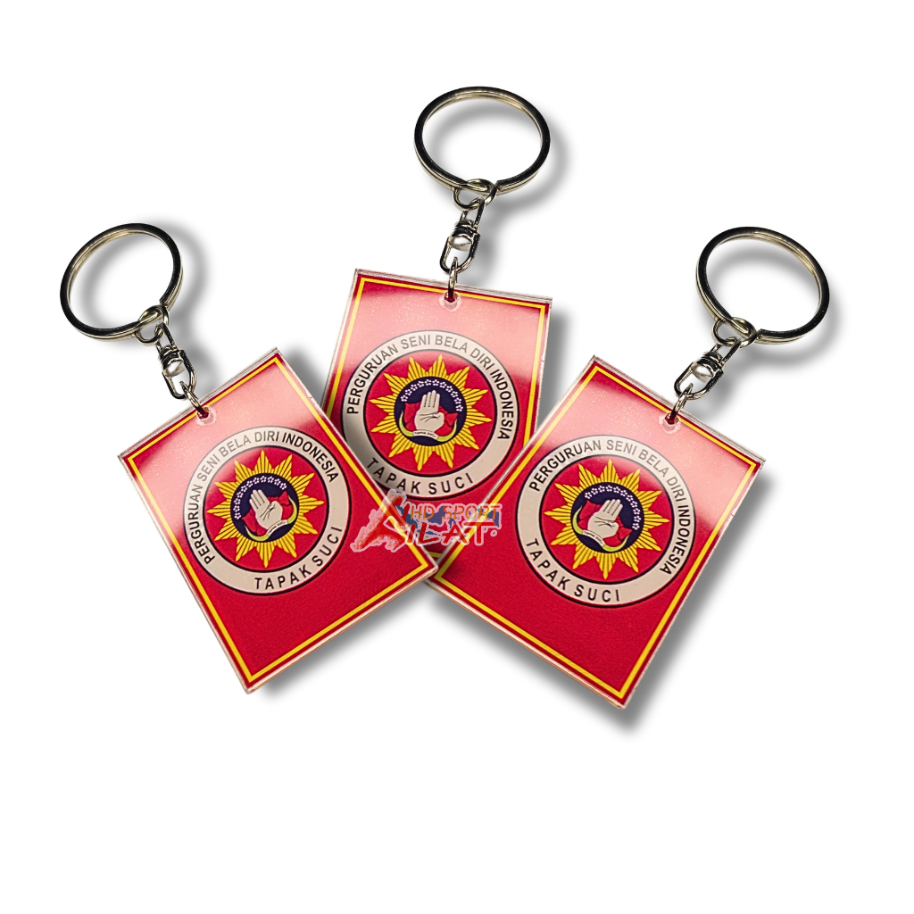 Gantungan kunci tapak suci - gantungan kunci akrilik - gantungan kunci custom