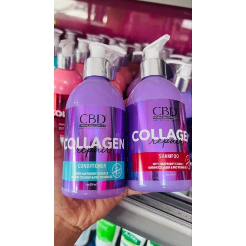 PAKET SHAMPOO DAN CONDITONER CBD UNGU