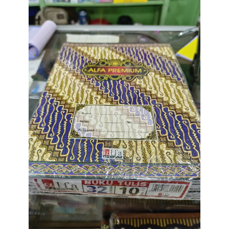 

BUKU ALFA PREMIUM 32 LEMBAR (satu pak isi 10 keping)