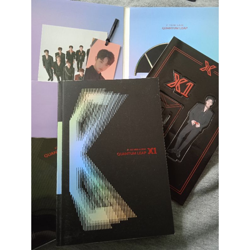 WTS ALBUM ONLY X1 QUANTUM LEAP QL VER MURAH OFFICIAL WTB MD MERCH BISANG QL FANKIT LIGHTSTICK BOOKMA