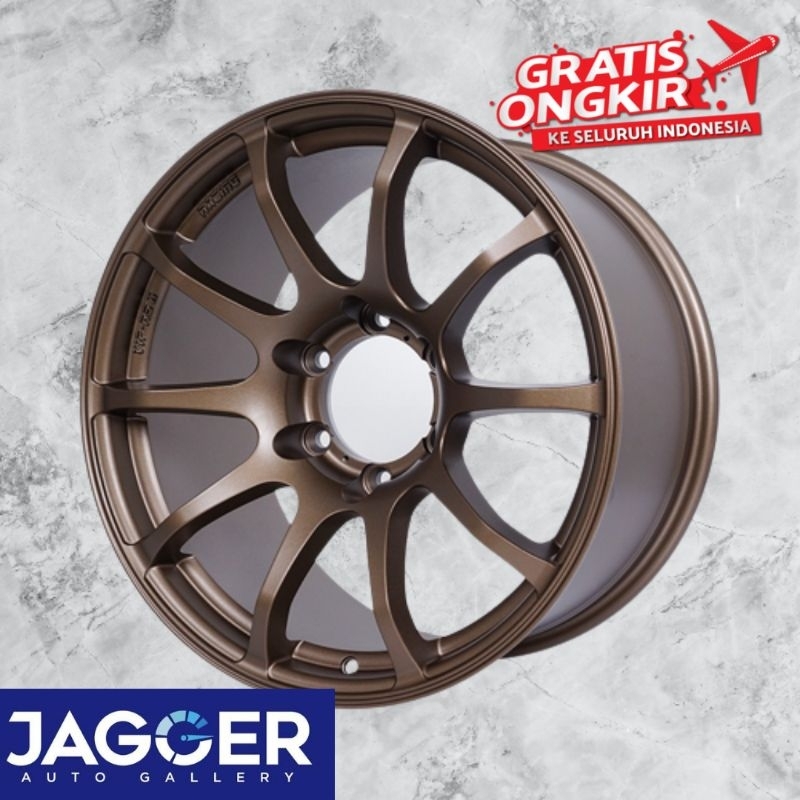 Velg mobil jambi hsr hiroshima ring 18 bronze hole 6 pajero fortuner