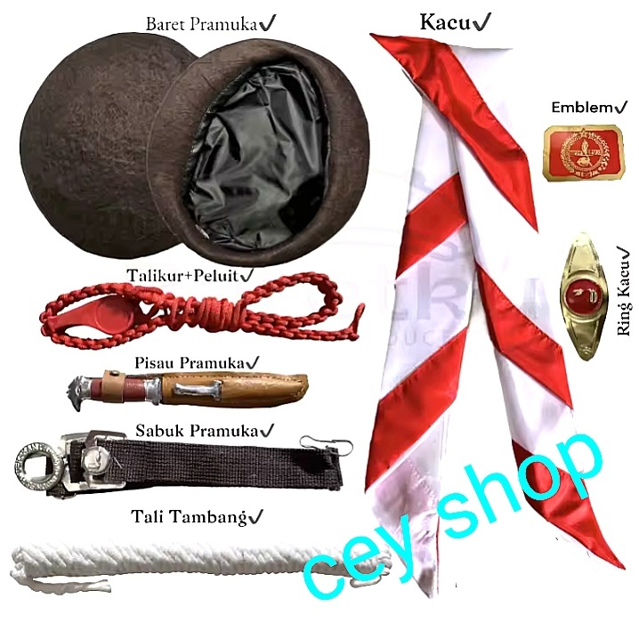 SET LENGKAP TERLARIS PERALATAN PRAMUKA SD ANAK LAKI LAKI PERLENGKAPAN PRAMUKA SD