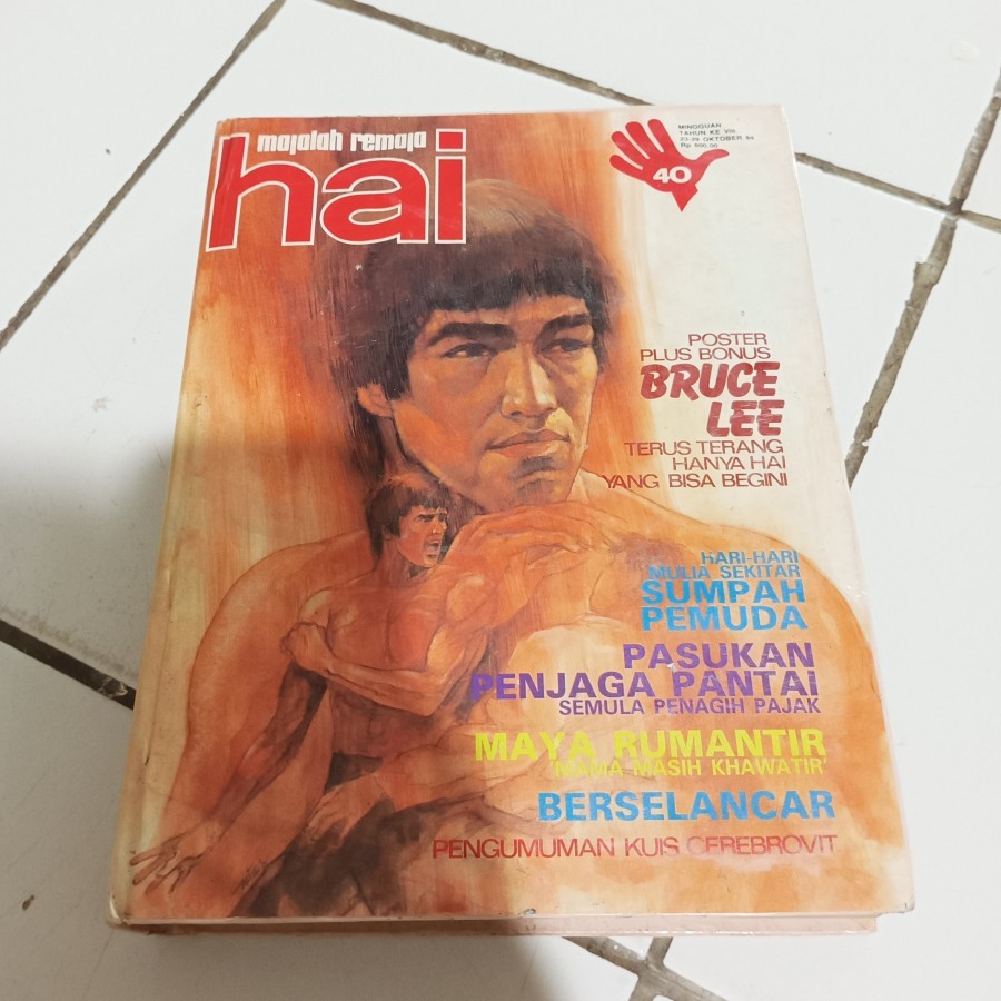 Bundel Majalah Hai Jadul No.40-48 1984 8 Majalah