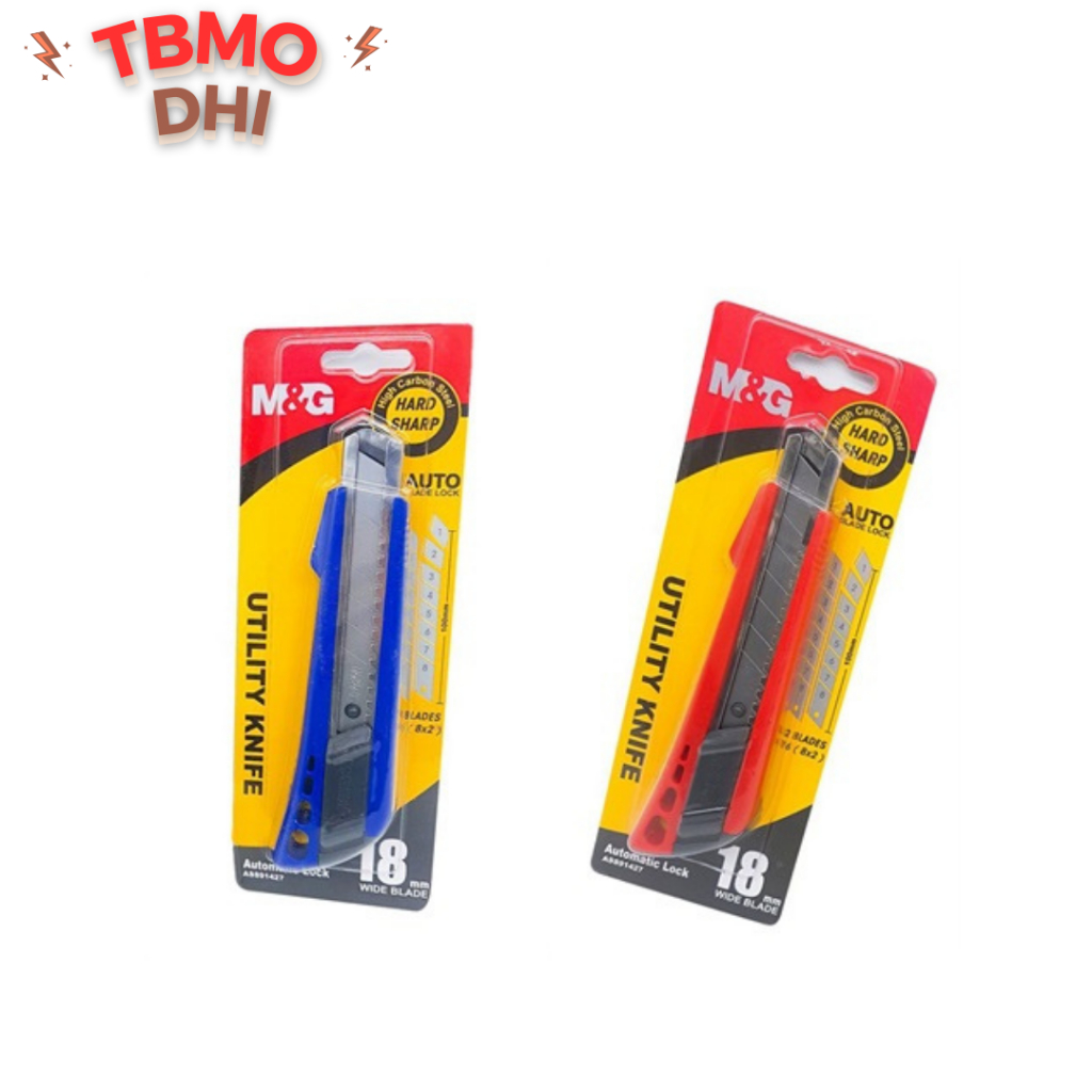 

TBMO M&G Cutter Auto Lock Utility Knife 18mm 10012997