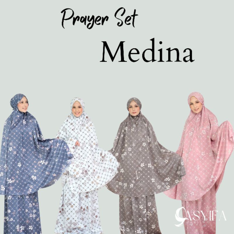 Asyifa ~ Mukena Medina | Prayer Set Medina | Mukena 2in1 | Prayer Set 2in1 | Mukena motif Balqis | P