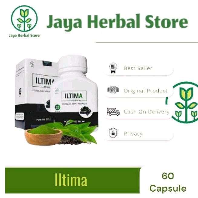 Iltima Spirulina BPOM 100% Original