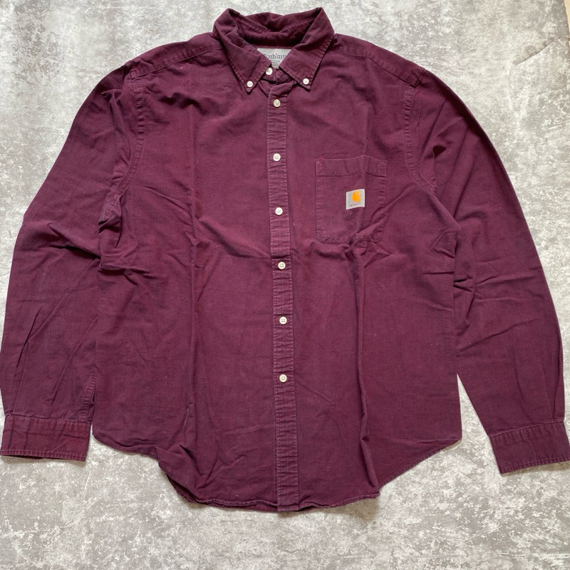 Kemeja Carhartt Maroon