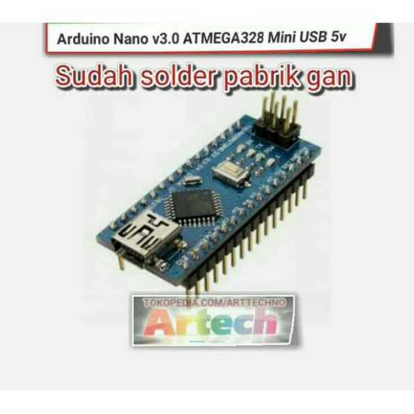 ARDUINO NANO ATMEGA 328 P ATMEGA328 SUDAH DI SOLDER