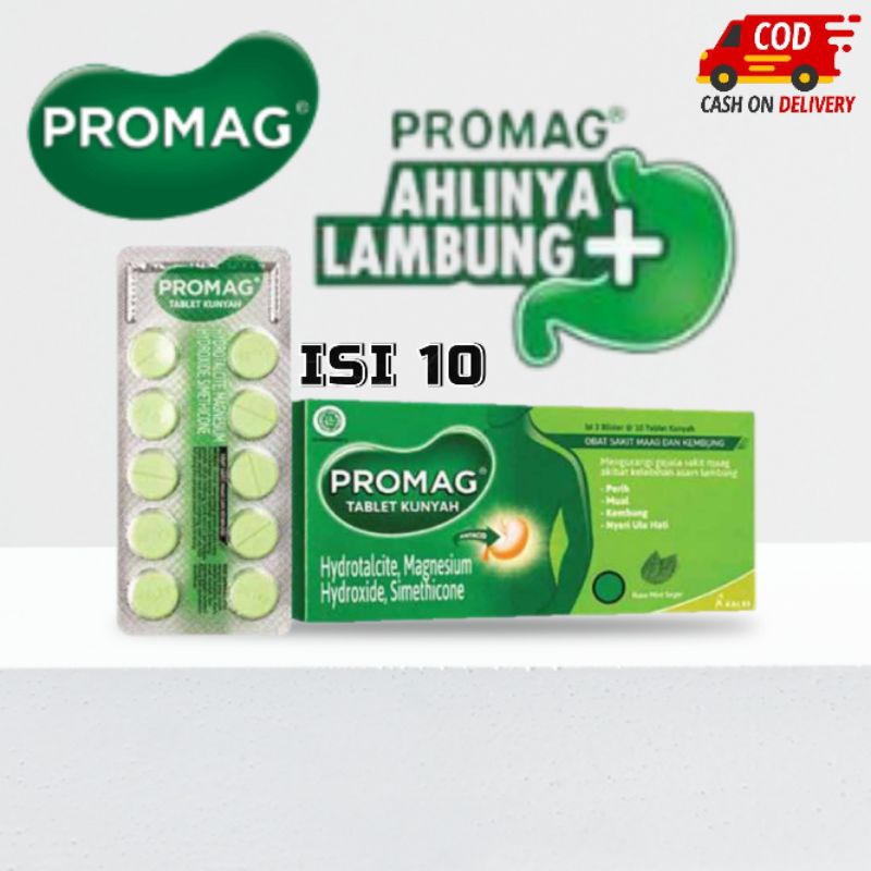 Promag Tablet Kunyah / Promag 1 Strip