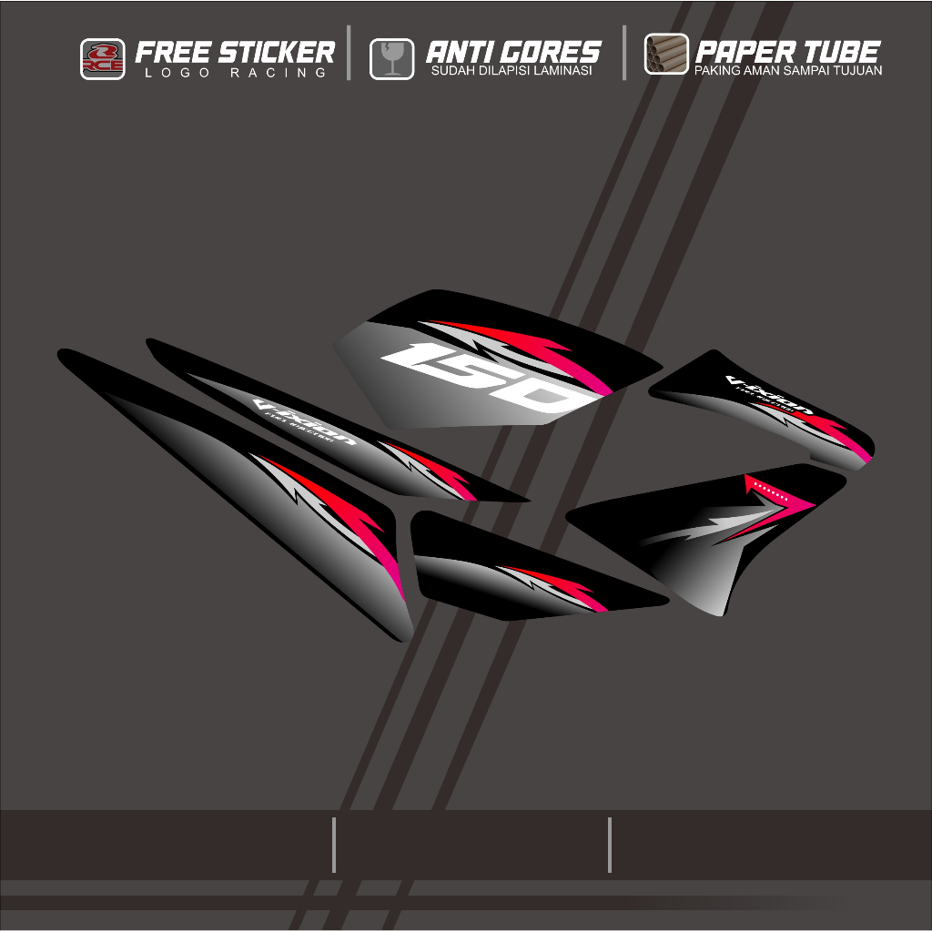 STRIPING STIKER VIXION OLD FULL VARIASI