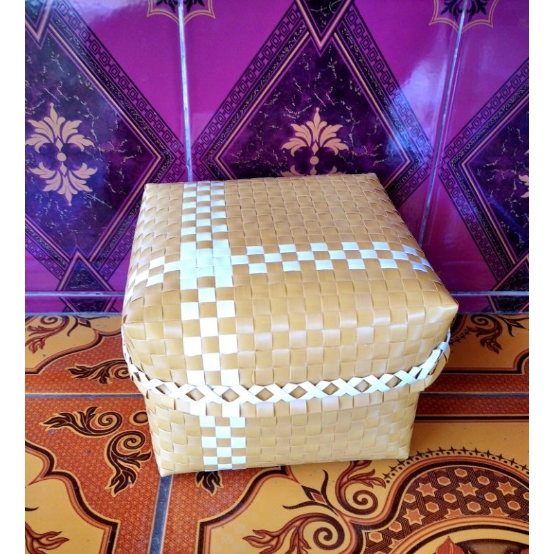 GROSIR 10 pcs  Keben Bali plastik kaca / Sodan Bali ke pura/ Keben deco request motif warna via chat