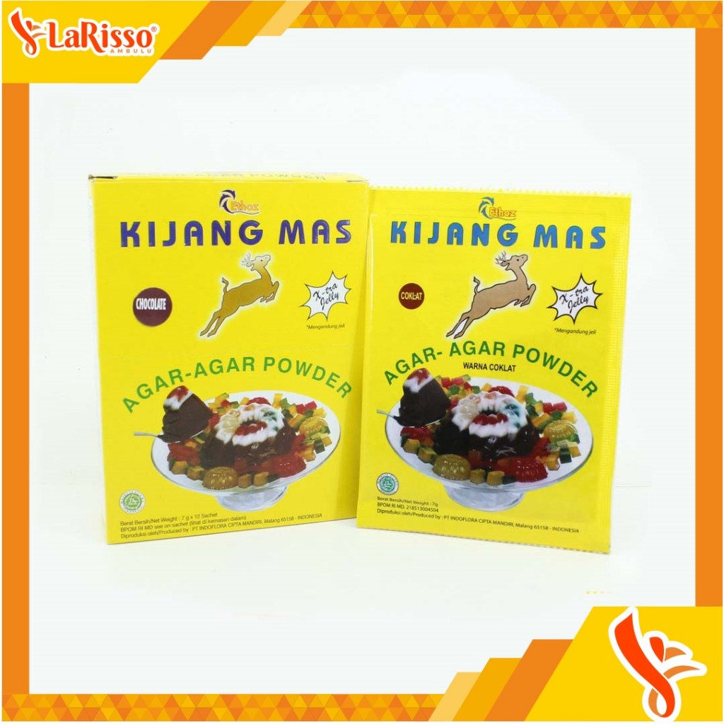 

AGAR-AGAR KIJANG MAS 5GR ALL VARIAN- 1 BOX 12PCS