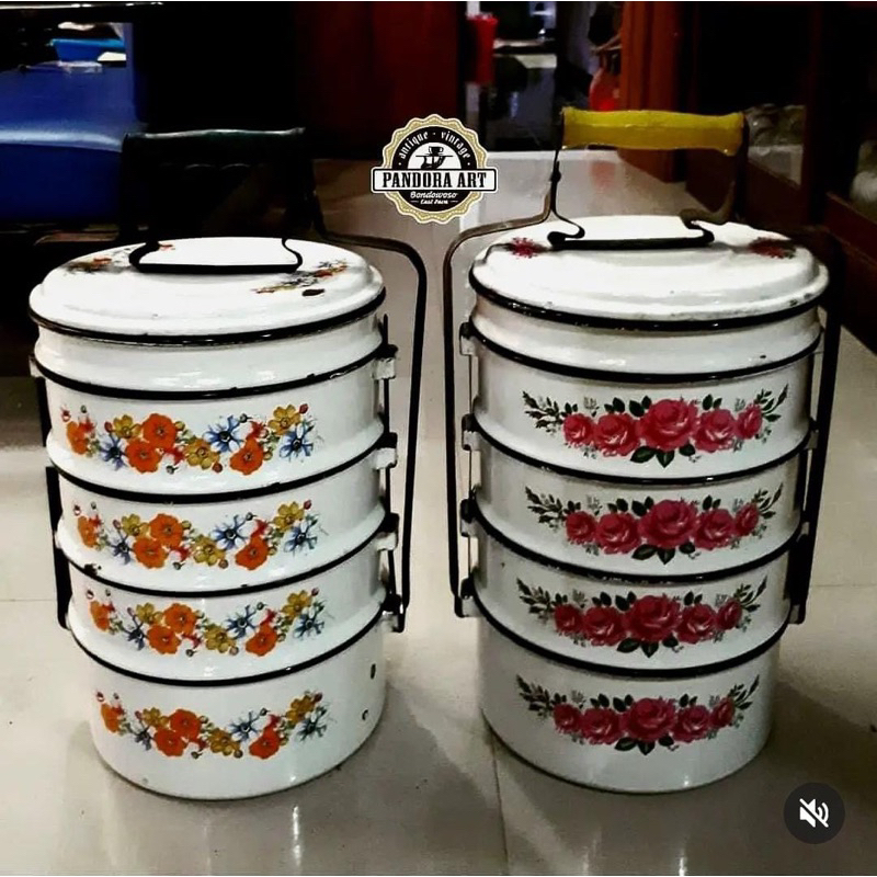 Rantang enamel lawas size besar (1pcs)