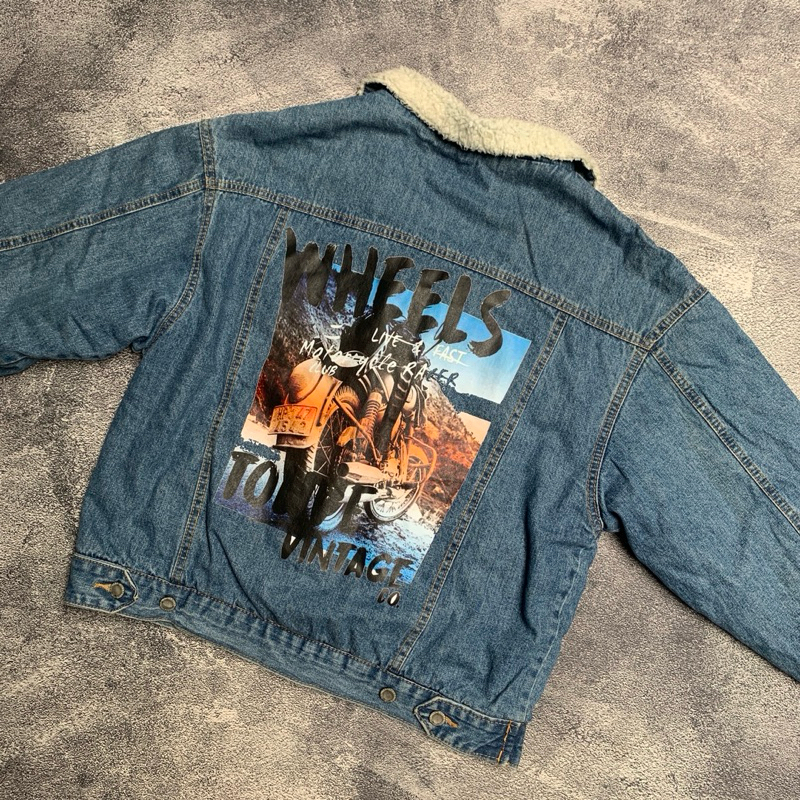 Jaket Jeans Second / Trucker Denim Serpha