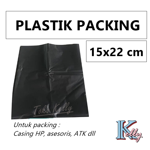 [Z12] 2pcs Plastik Packing 15x22 cm plastik bungkus paket olshop kecil