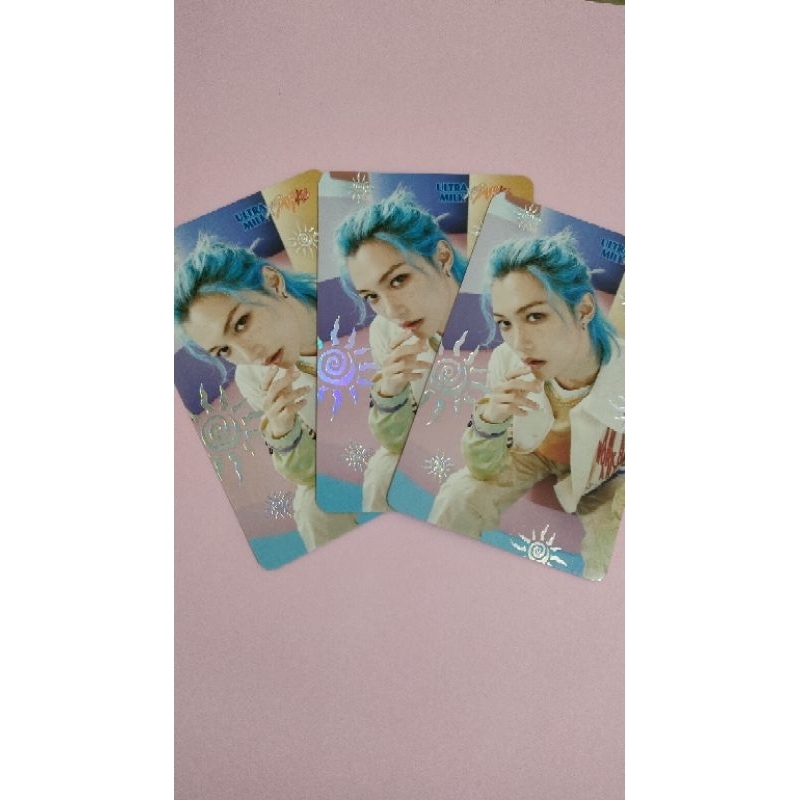 pc  photocard Felix I.N Seungmin ultramilk 5 star standard ver digipack rock star pob swkr soundwave