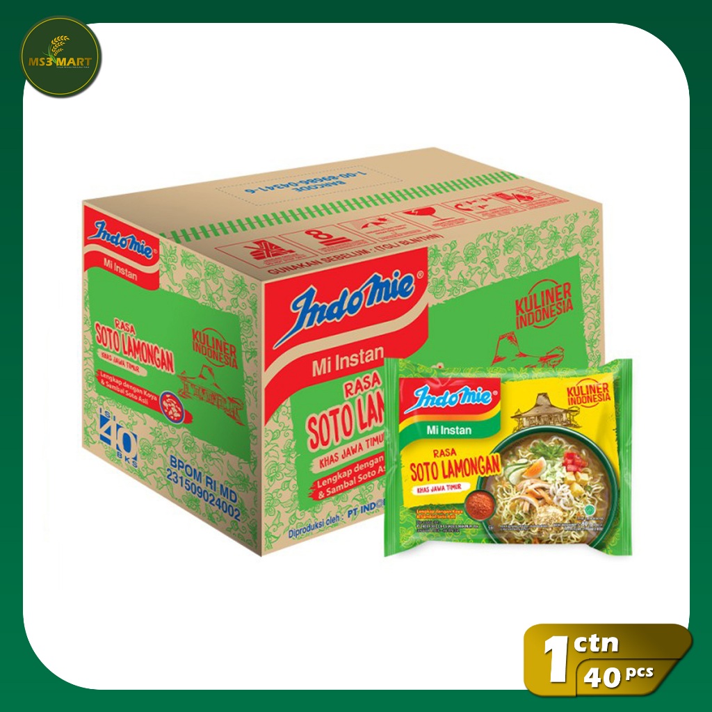 

Indomie Kuah Soto Lamongan 75 Gram 1 Karton 40 Pcs | MS3 Mart