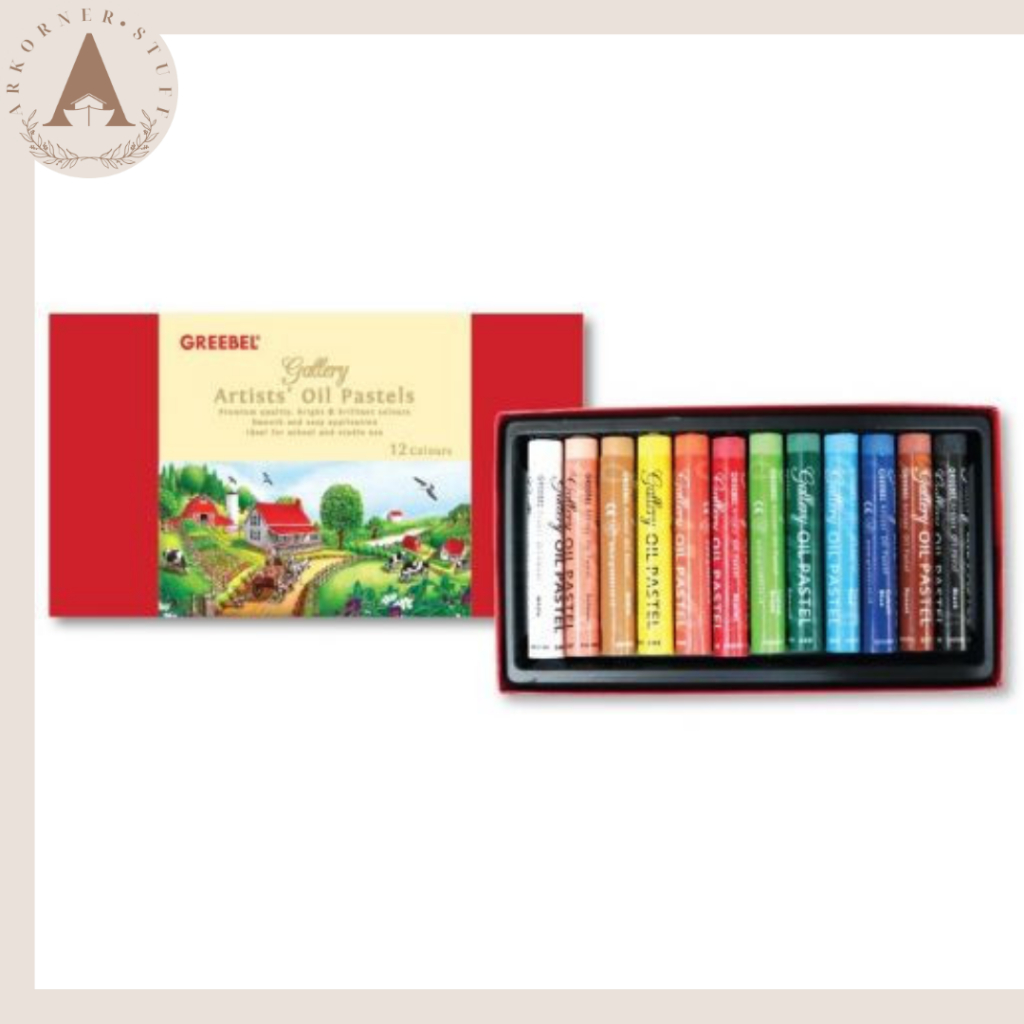 

[SET 12] Greebel Oil Pastel Crayon Krayon 12 Warna