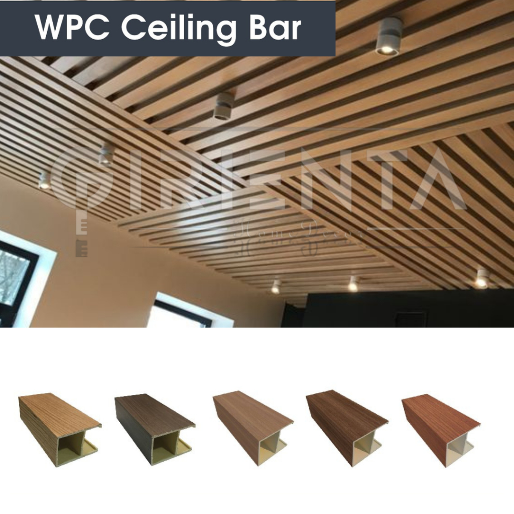 WPC Bar Ceiling | Kisi-kisi Plafon PVC | Plafon PVC Unik  | Plafon PVC Kekinian | KHUSUS AREA BANDUN