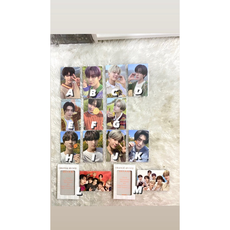 Photocard Enhypen Orange Blood Weverse