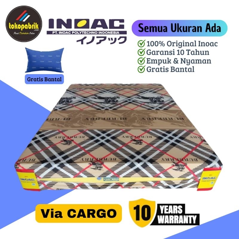 Kasur Busa Inoac Original Ukuran 120, 140, 160, 180 cm Tebal 30cm Kasur Full Busa Termurah Bergarans