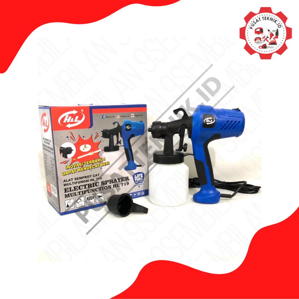 SPRAY GUN HL 719 ELECTRIC SPRAY GUN HNL HL 719 H&L HL 719