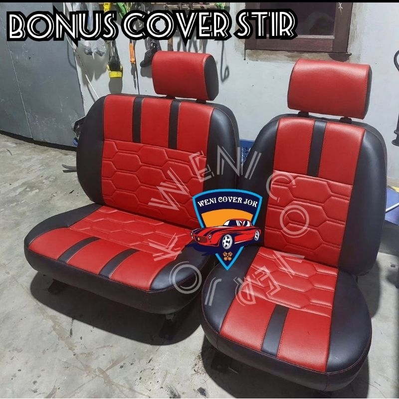 Cover jok mobil isuzu panther pick up model terbaru / sarung jok mobil isuzu panther pickup / Varias