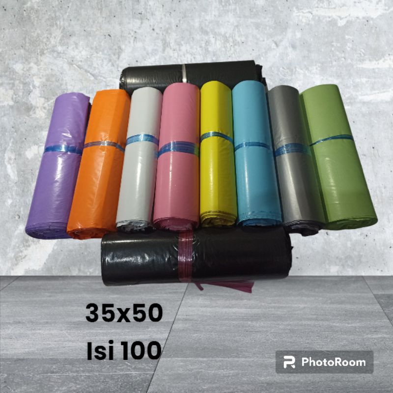 

plastik packing polymailer 35x50 isi 100 low price best quality