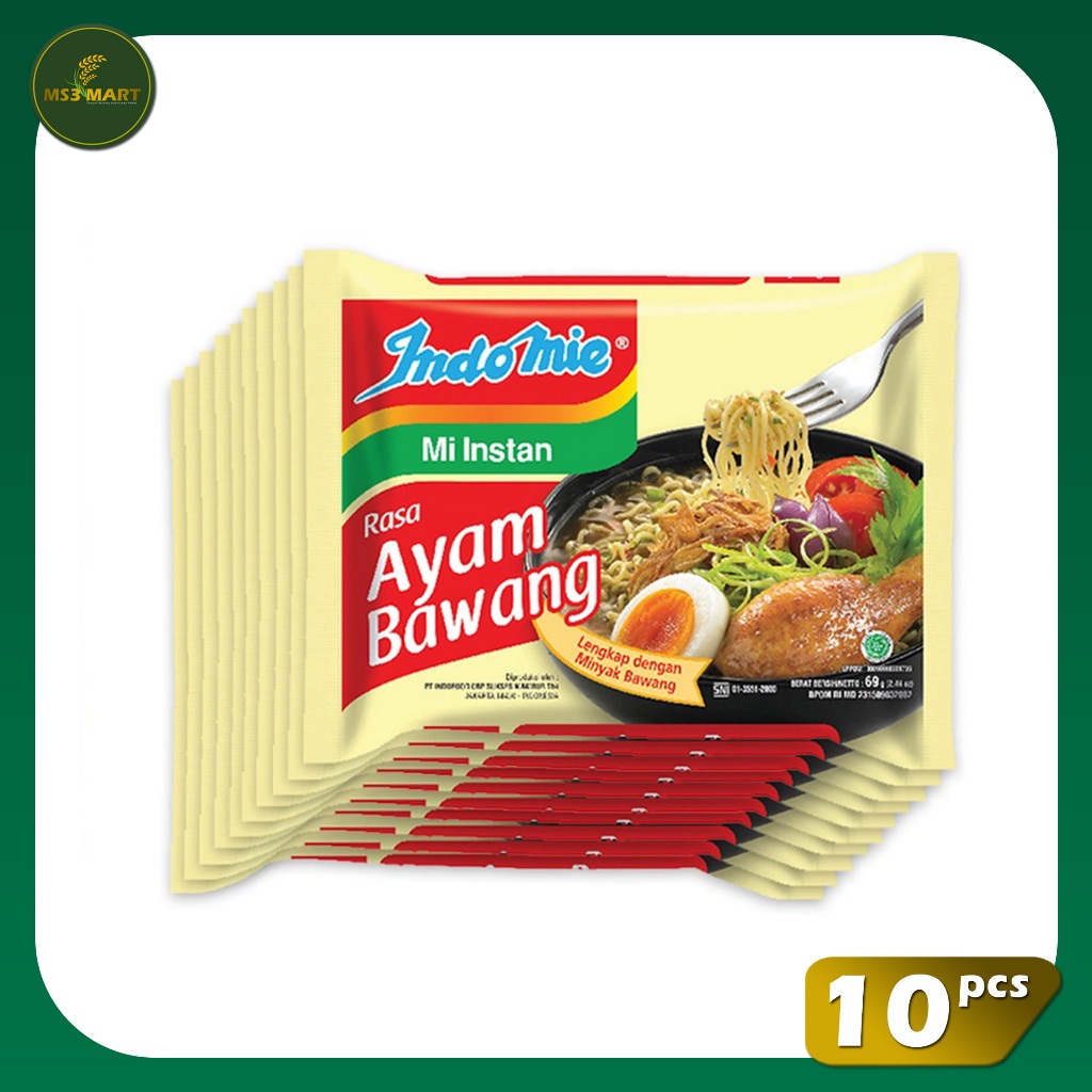 

Indomie Kuah Ayam Bawang 10 PCS 69 Gram | MS3 Mart