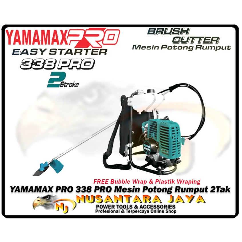 Mesin Potong Rumput Gendong Bensin 2 Tak YAMAMAX PRO 338 2Tak 338 Pro