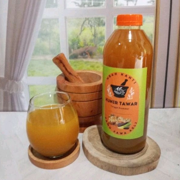 

JAMU KUNYIT/KUNIR TAWAR MBAH KANTI 1L (1000ML)