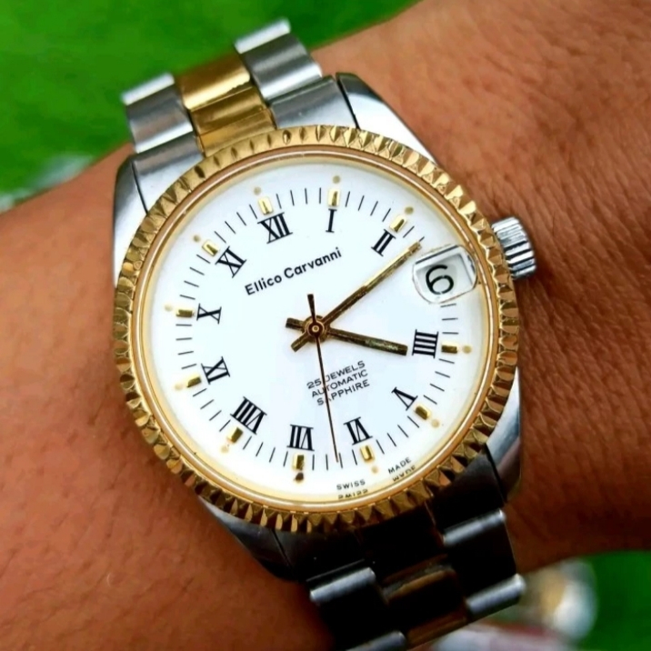 Jam ellico carvanni president automatic two tone
