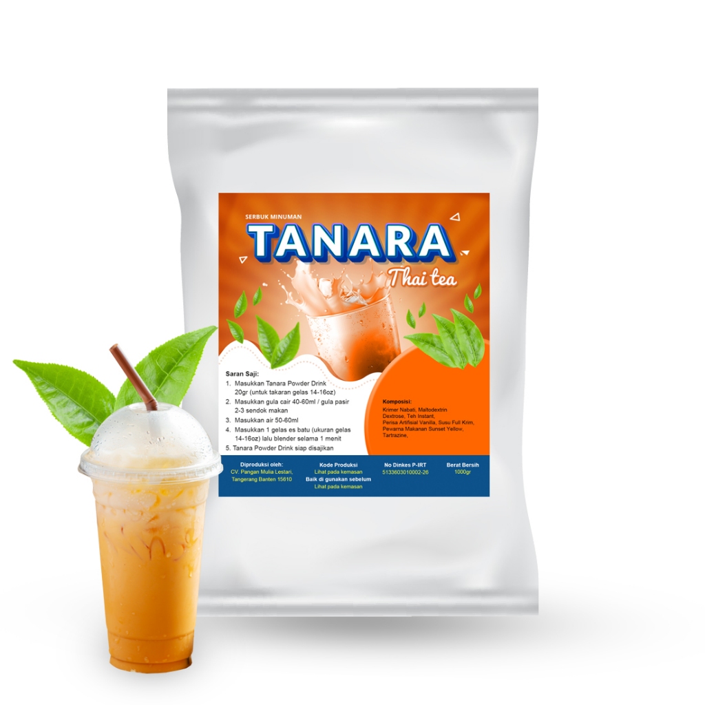 

Bubuk Thai Tea Teh Thailand 500gr - Minuman Aneka Rasa - Tanara Powder