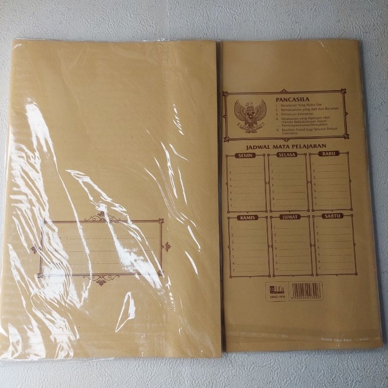 

Sampul buku coklat tebal nama pancasila BOXY/perpak