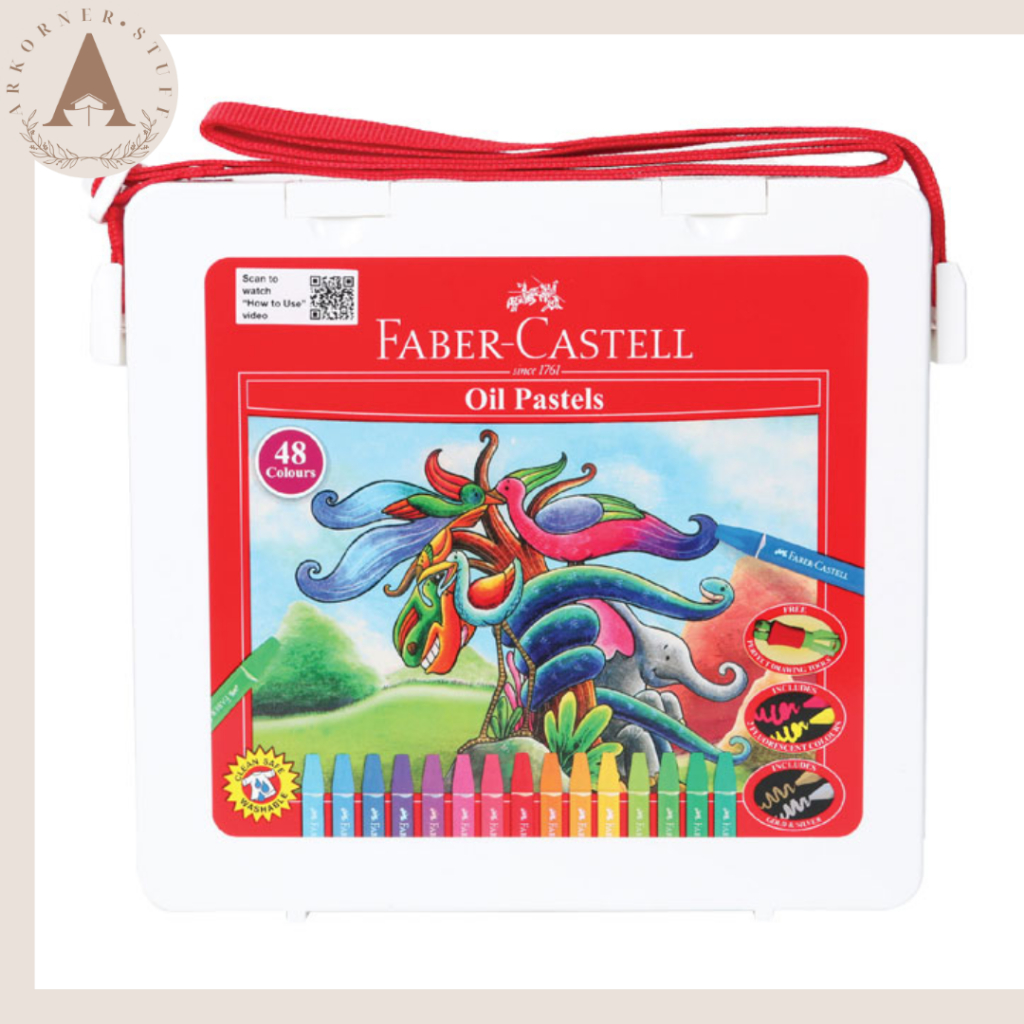 

[SET 48] Faber Castell Hexagonal Oil Pastel Crayon Krayon 48 Warna