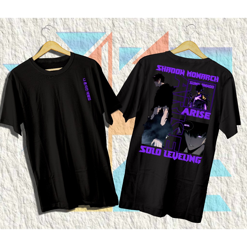 HZ - Kaos Distro Solo Leveling New - Kaos Distro - Kaos Komik Solo Leveling - Solo Leving
