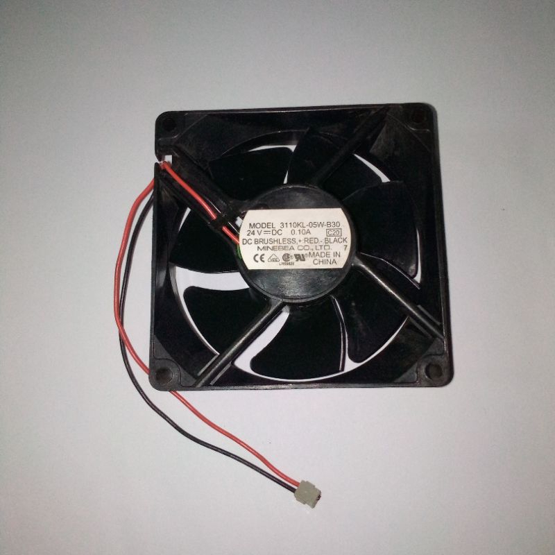 FAN 8CM KIPAS ORIGINAL NMB 3110KL-05W-B30 DC24V 0.10A GARANSI