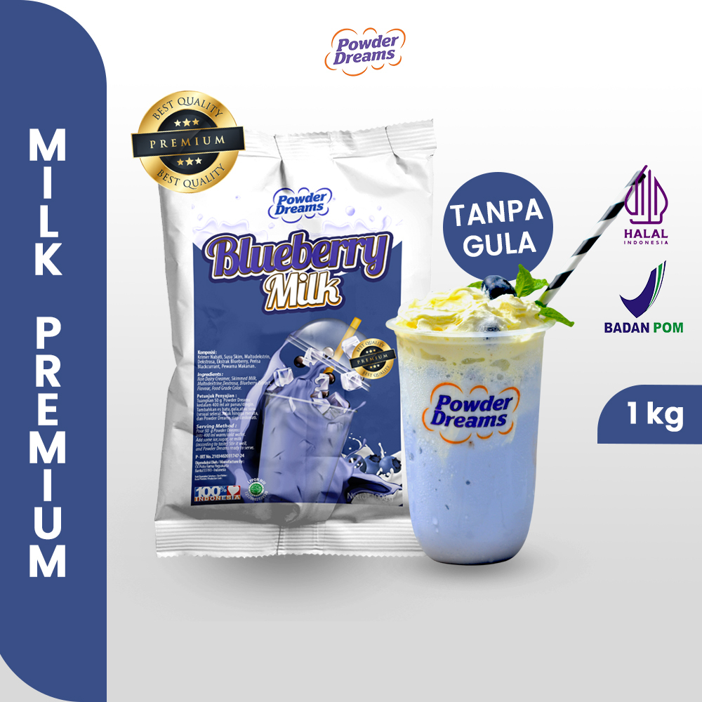 

Bubuk Minuman Milk Series rasa Susu varian PREMIUM kemasan 1 KG - Powder Dreams