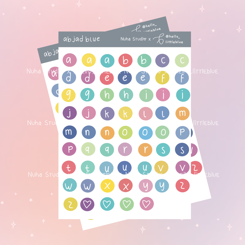 

Sticker by Hello_Littleblue | Abjad Alfabet A-Z Love | Aesthetic Sticker Estetik Stiker HP Laptop Botol Cute Waterproof Scrapbook Diary Journal Bujo Anti Air