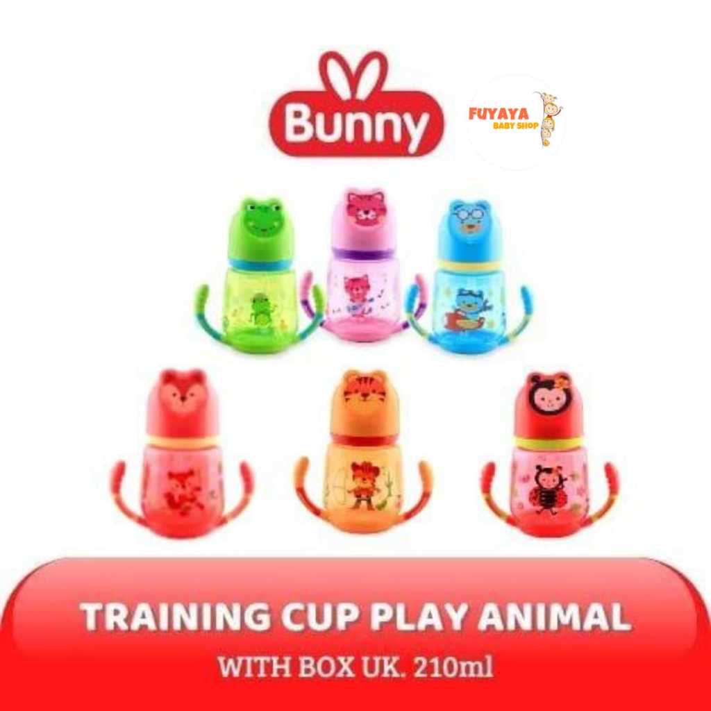 Lusty Bunny Training Cup 210ml (DG-0010) Botol Minum Anak / Training Cup Animal / Botol Easy Grip Ha